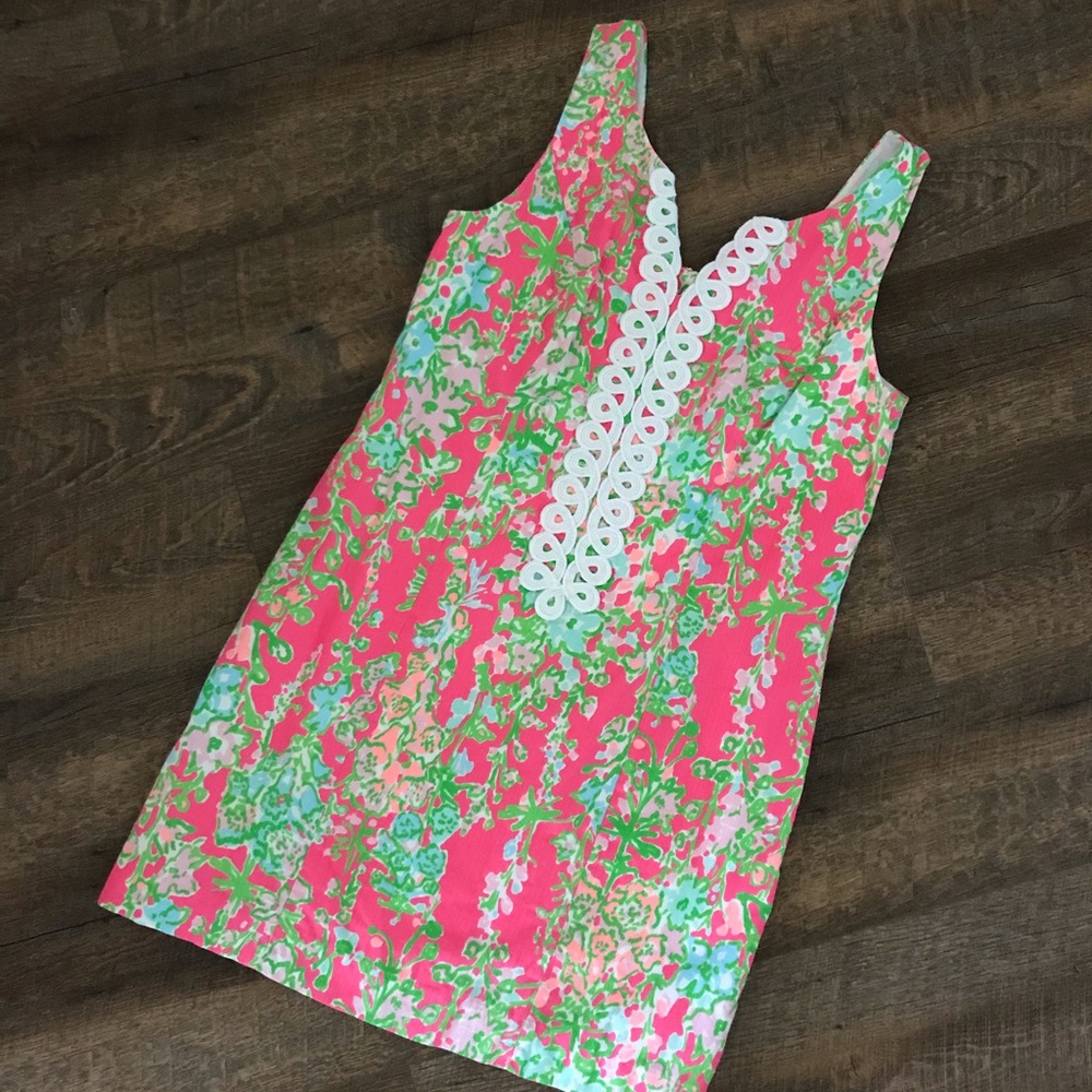 Lilly Pulitzer Lattice Shift Dress